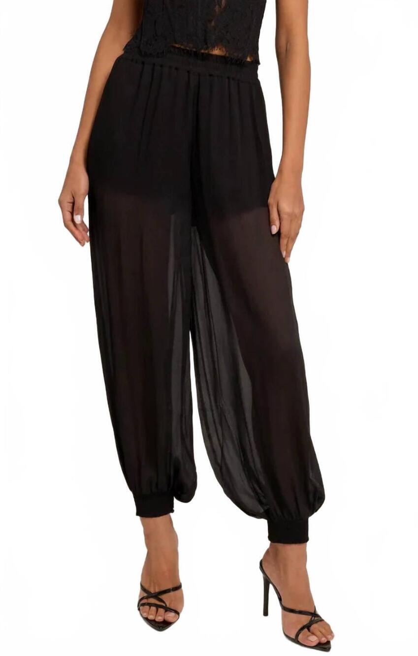 NEW GENERATION LOVE cassandra balloon pants in black